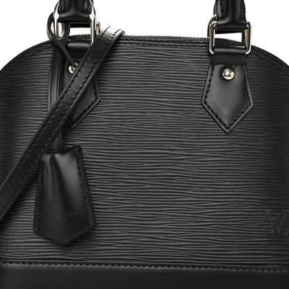 Louis Vuitton Epi Alma BB Black 7 of 9