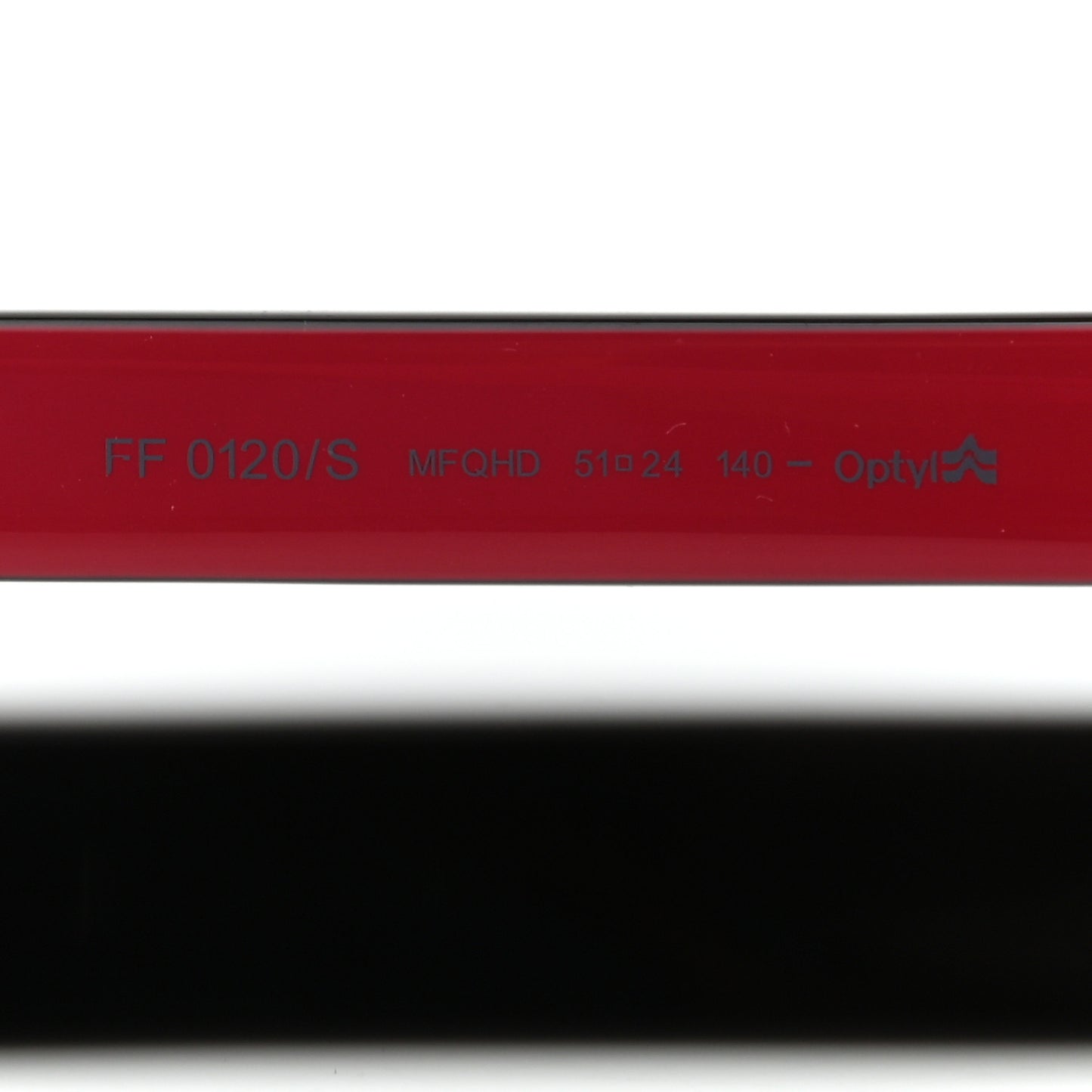 Round Sunglasses FF0120/S Black Red