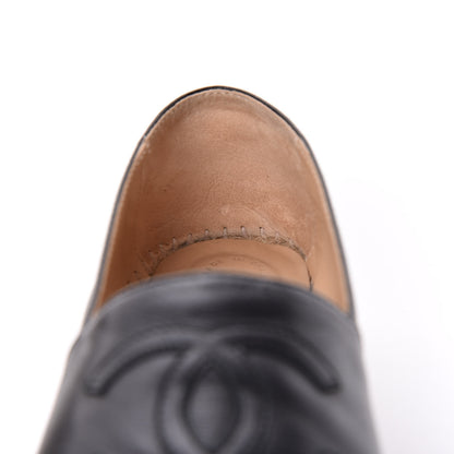 Chanel Lambskin CC Espadrilles 37 Black 12 of 13