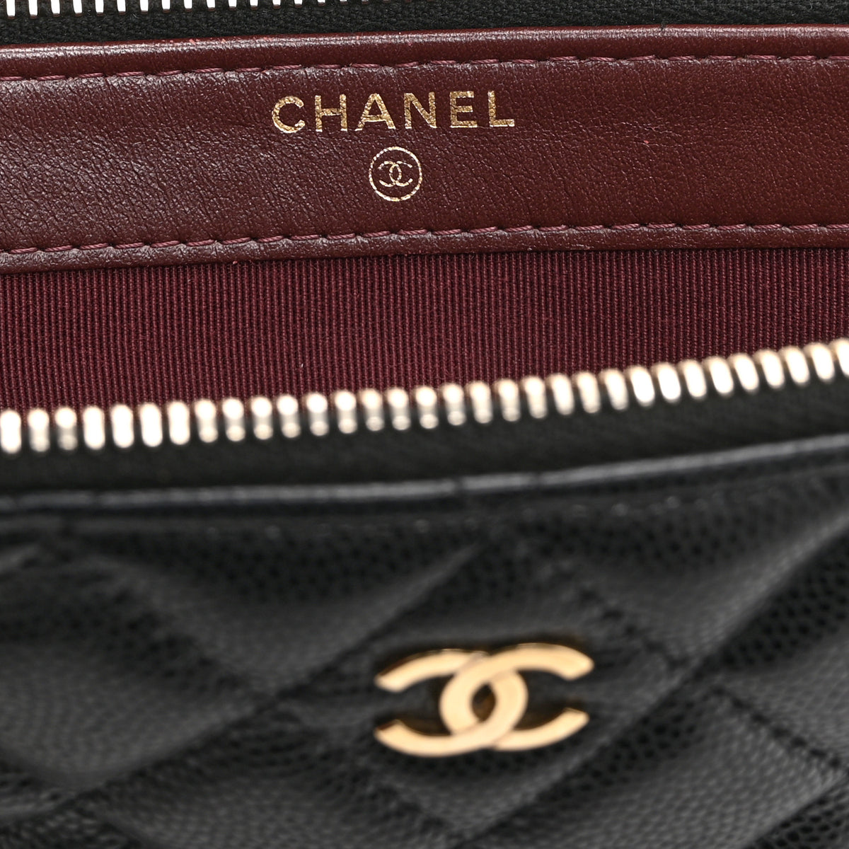 Chanel Caviar Quilted Small Clutch With Chain Black 8 of 13
