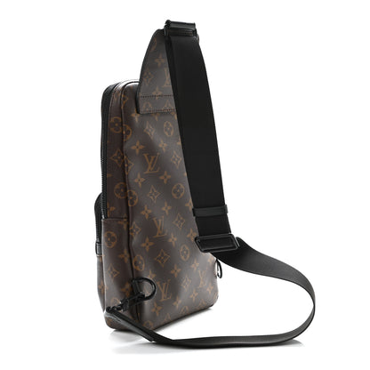 Louis Vuitton Monogram Macassar Avenue Sling Bag 3 of 12