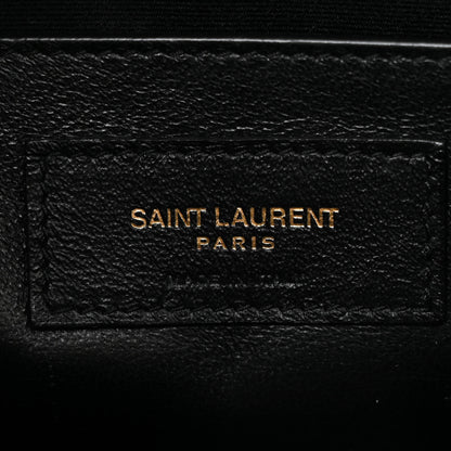 Saint Laurent Grain De Poudre Small Uptown Tote Black 6 of 10