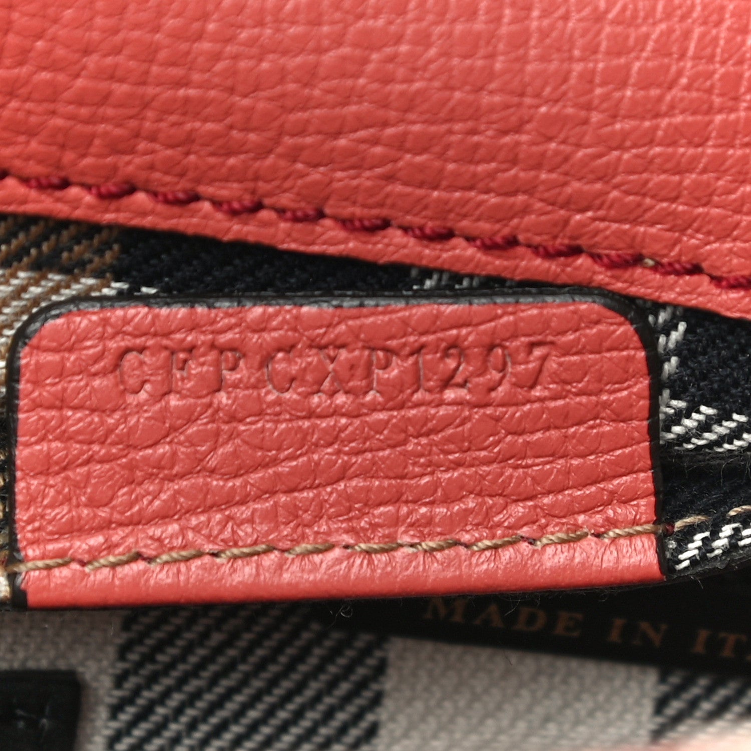 Burberry Grainy Calfskin Small Macken Crossbody Bag Cinnamon Red 7 of 11