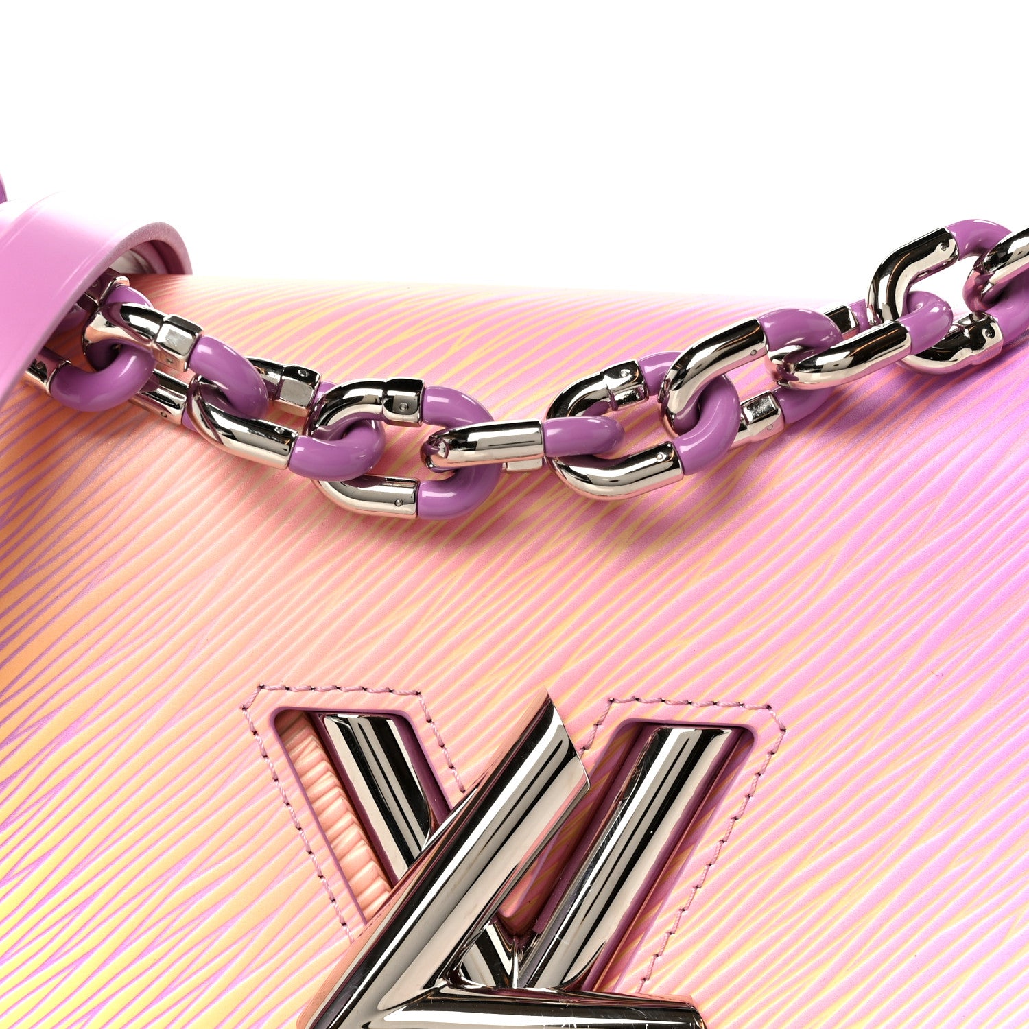 Louis Vuitton Epi Twist Shoulder Bag MM Gradient Orange 8 of 10