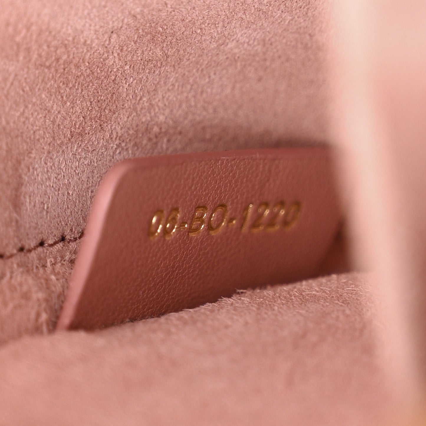 Lambskin Cannage Small Diortravel Vanity Case Pink