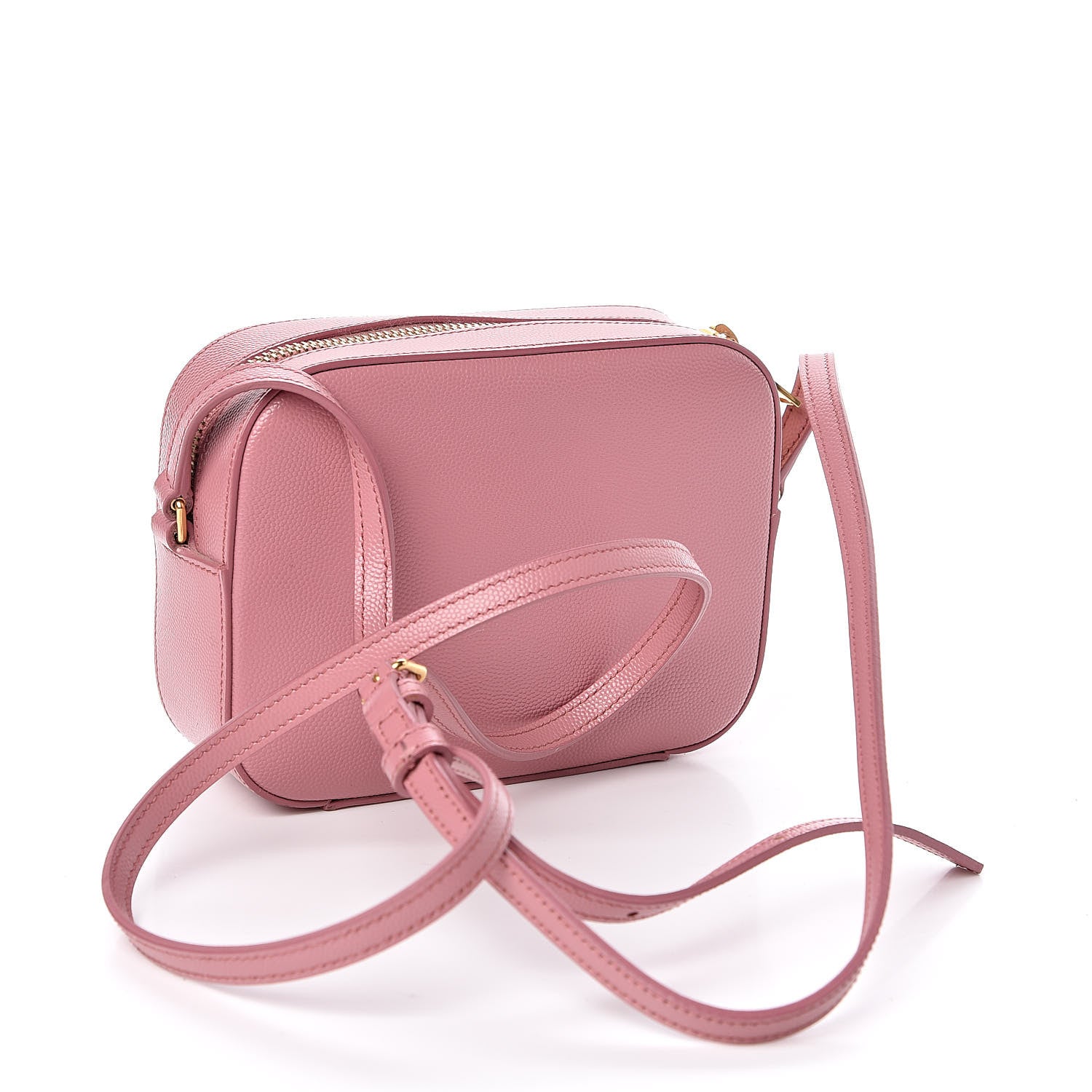 Saint Laurent Grain De Poudre Small Classic Monogram Camera Bag Old Rose 3 of 9