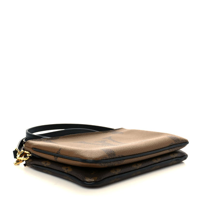 Louis Vuitton Reverse Monogram Giant Double Zip Pochette 4 of 12