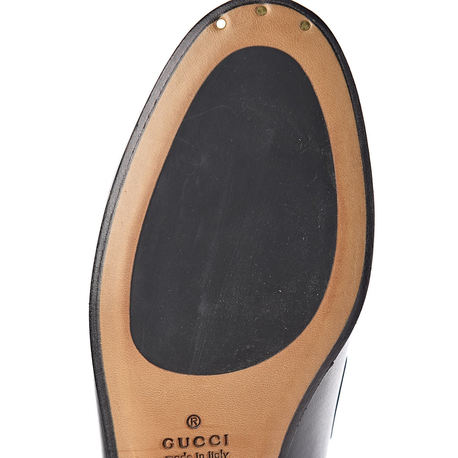 Gucci Calfskin Womens Jordaan Loafers 34 Black 8 of 13