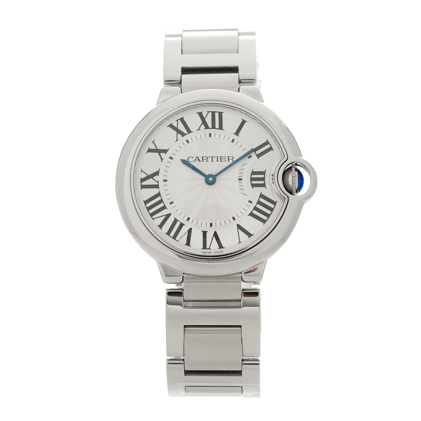 Stainless Steel 36mm Ballon Bleu De Cartier Quartz Watch