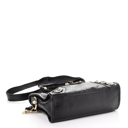 Balenciaga Agneau Giant 12 Gold Hardware Mini City Black 4 of 7