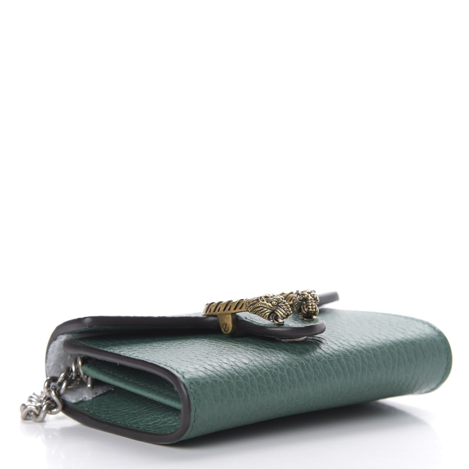 Gucci Calfskin Dionysus Coin Purse Emerald 4 of 7