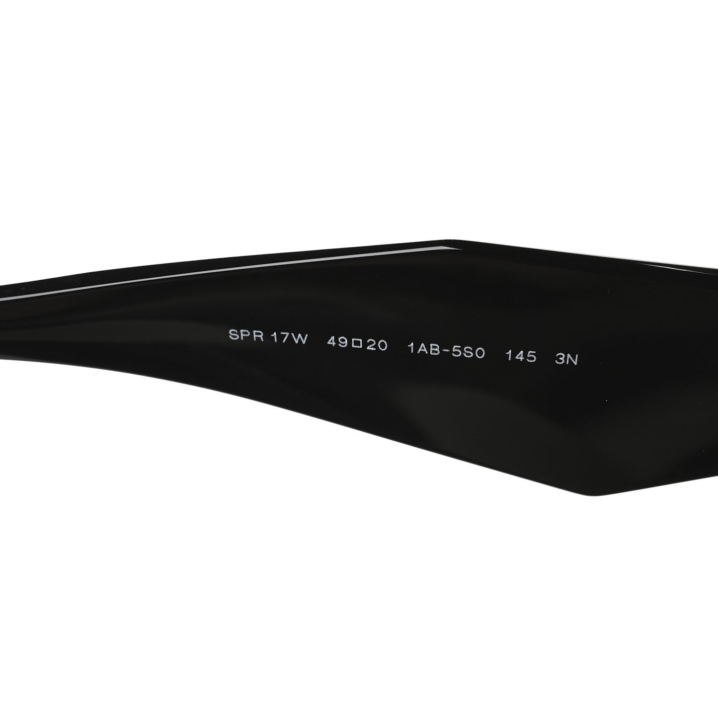 Acetate Symbole Sunglasses SPR 17W Black