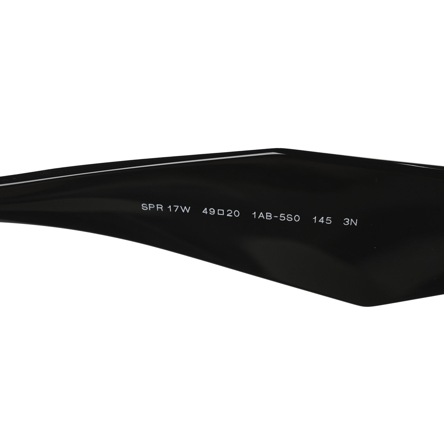 Prada Acetate Symbole Sunglasses SPR 17W Black 5 of 8