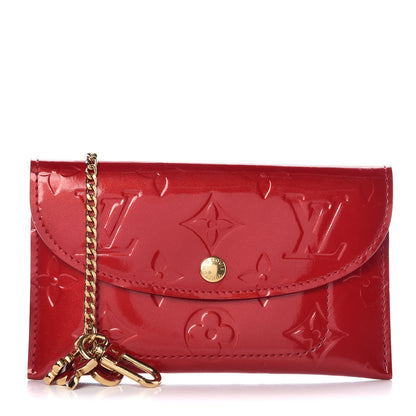 Louis Vuitton Vernis Envelope Plate Pouch Pomme D'Amour 1 of 8