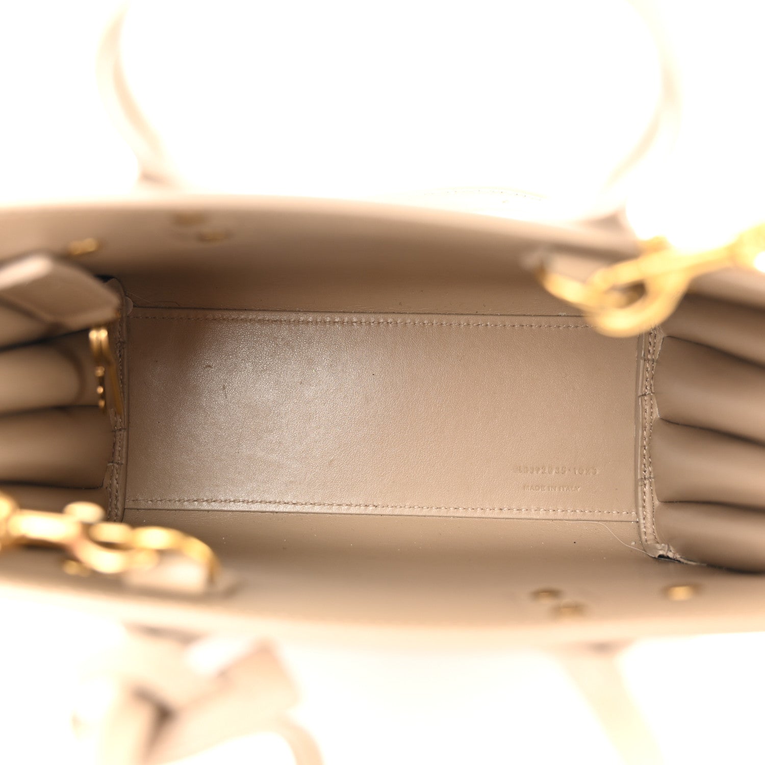 Saint Laurent Smooth Calfskin Nano Sac De Jour Dark Beige 5 of 13
