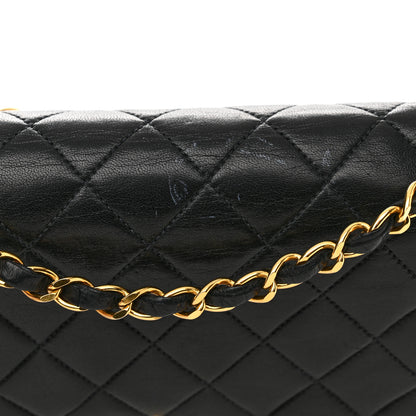 Chanel Lambskin Quilted Medium Double Flap Black 19 of 20