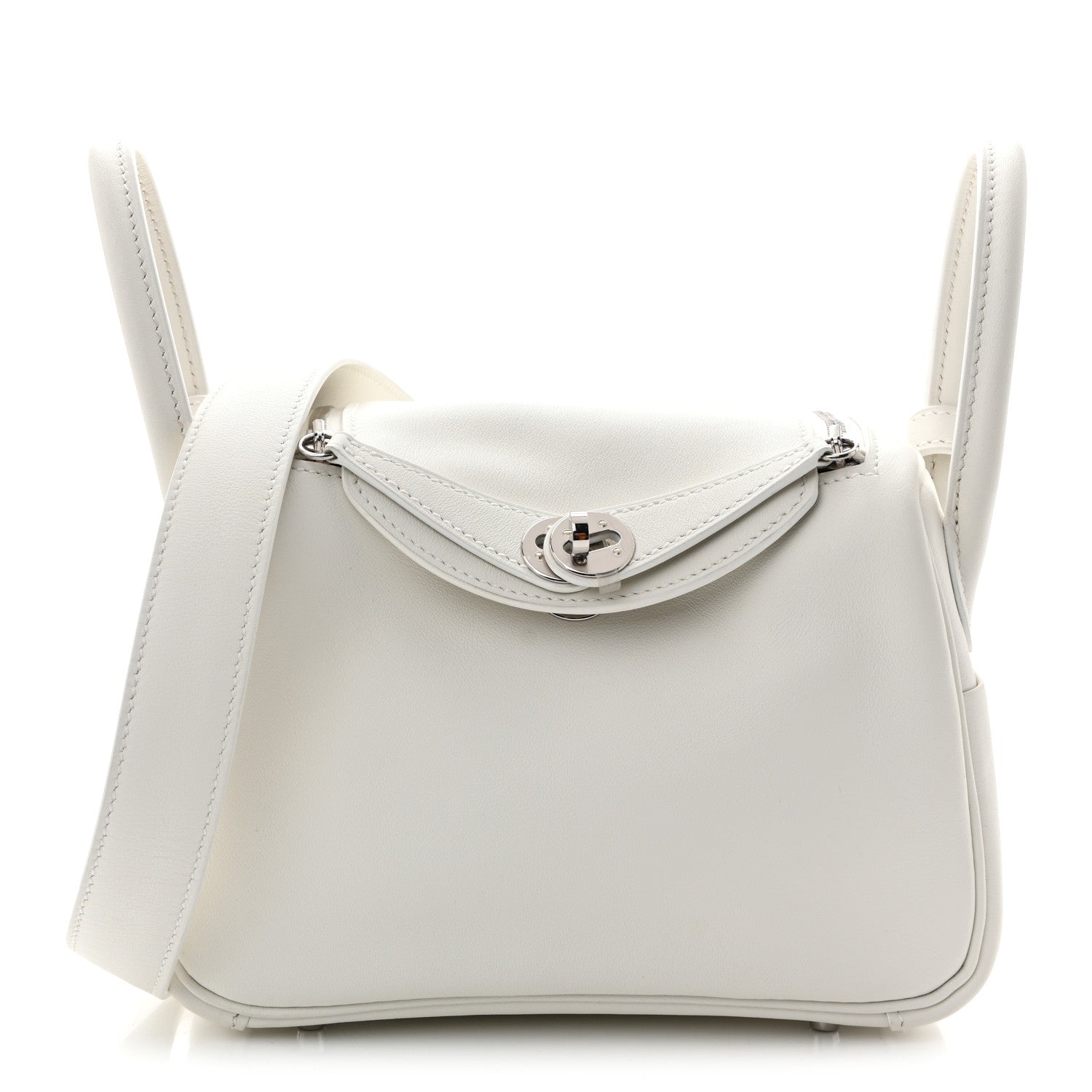 Hermes Swift Mini Lindy 20 White 1 of 10