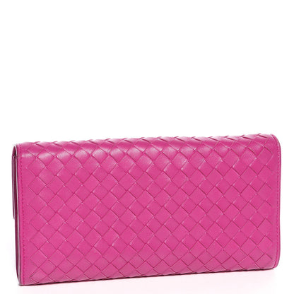 Bottega Veneta Nappa Intrecciato Continental Flap Wallet Ametista 3 of 9