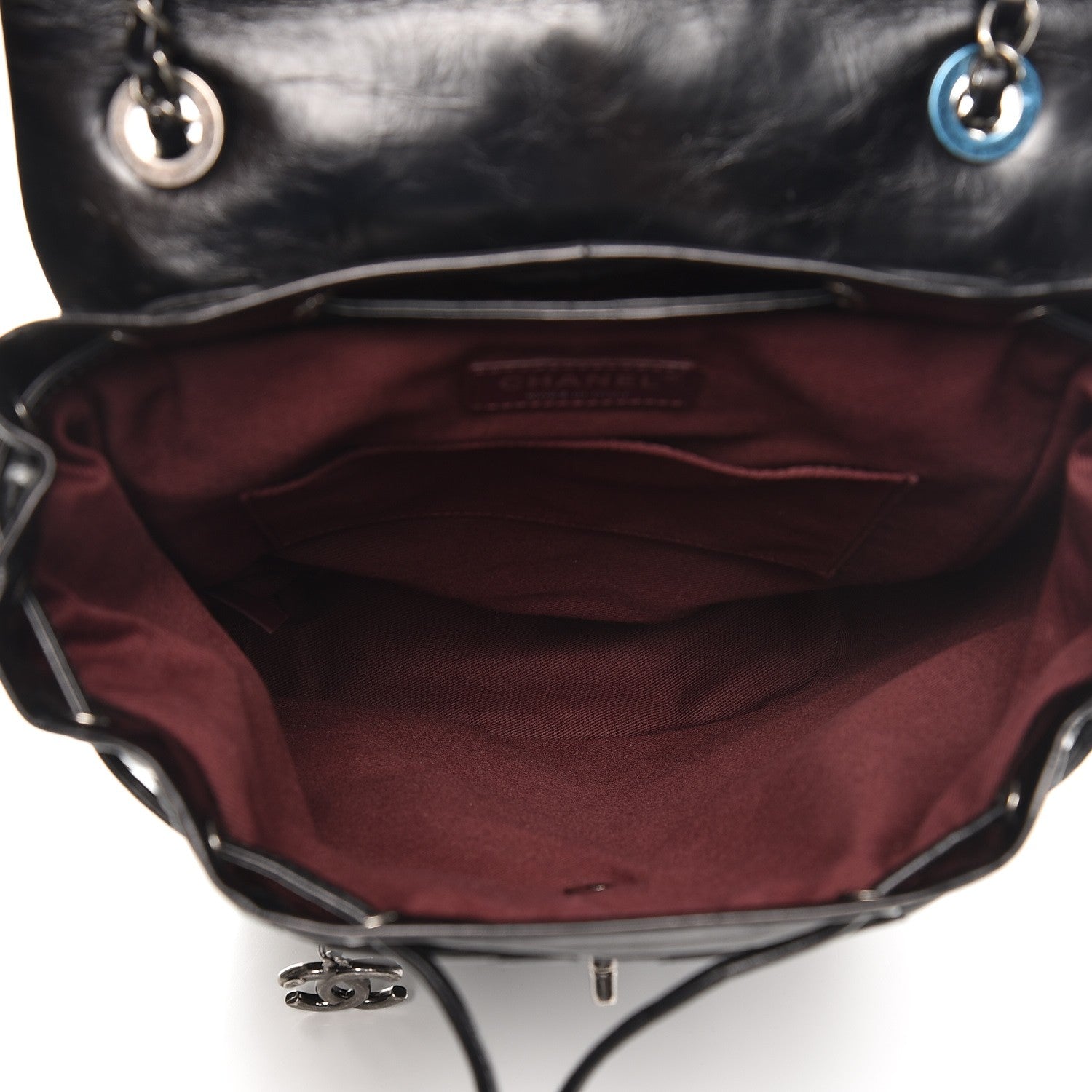 Chanel Calfskin Quilted Large Salzburg Mountain Backpack Black 6 of 8
