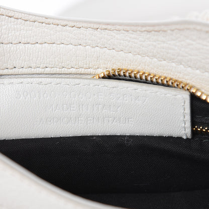Balenciaga Chevre Gold Metallic Edge Hardware Mini City White 9 of 10