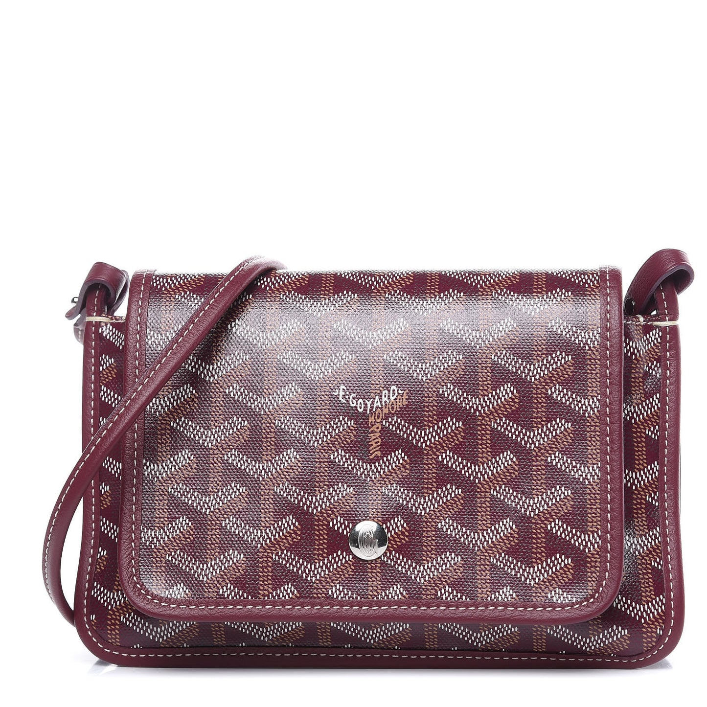 Goyardine Plumet Wallet Clutch Burgundy