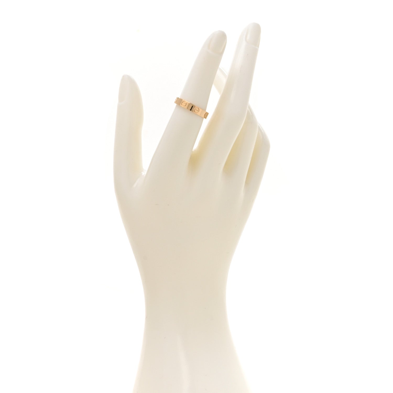 Cartier 18K Yellow Gold 3.5mm LOVE Wedding Band Ring 52 6 2 of 5