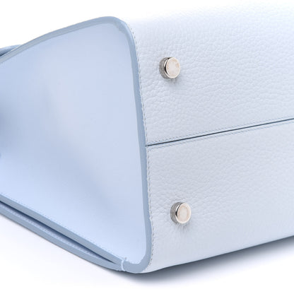 Christian Dior Grained Calfskin Medium Diorever Flap Light Blue 10 of 12