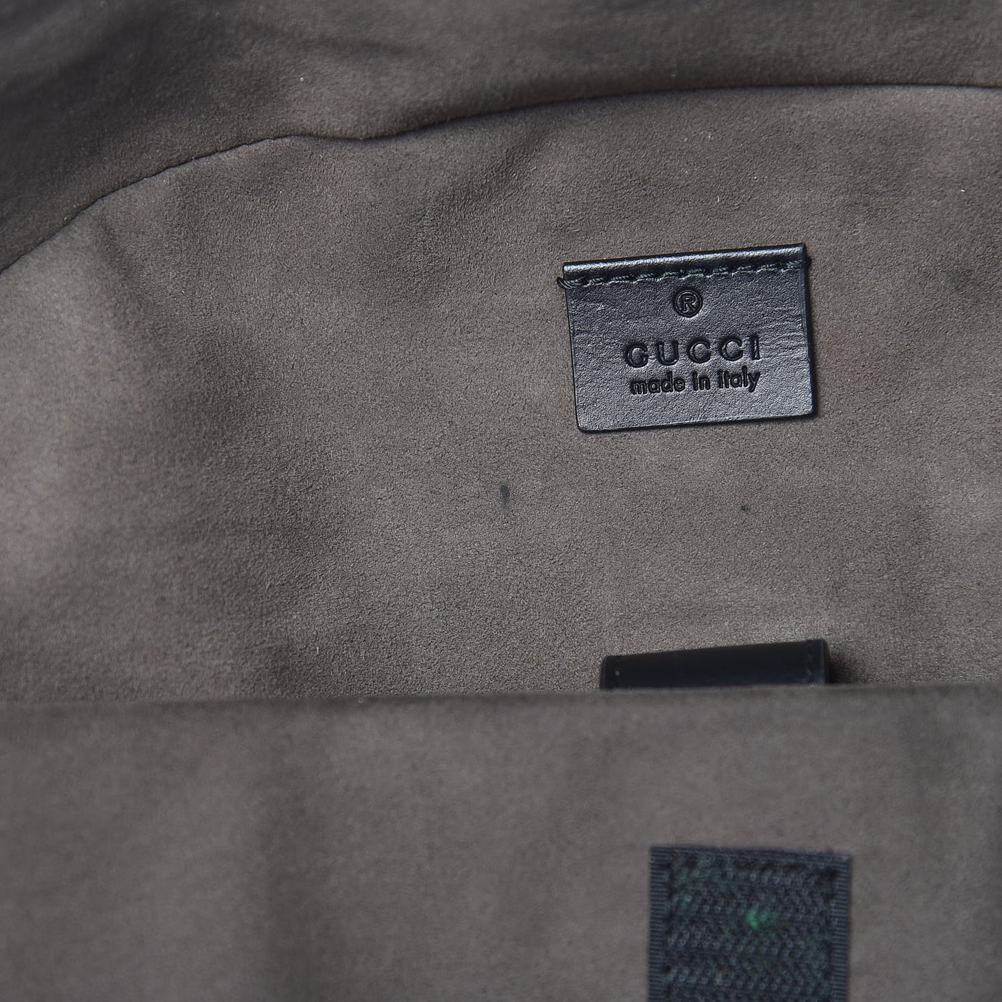 GG Supreme Monogram Medium Backpack Black