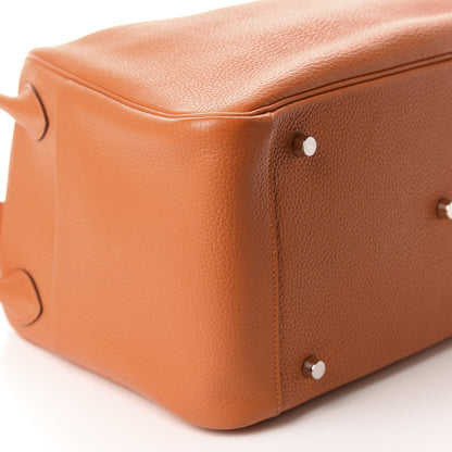 Hermes Taurillon Clemence Lindy 30 Orange 6 of 11