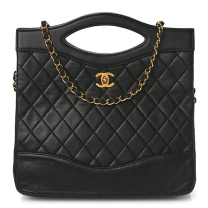 Chanel Lambskin Quilted 31 Shopping Bag Black 1 of 9