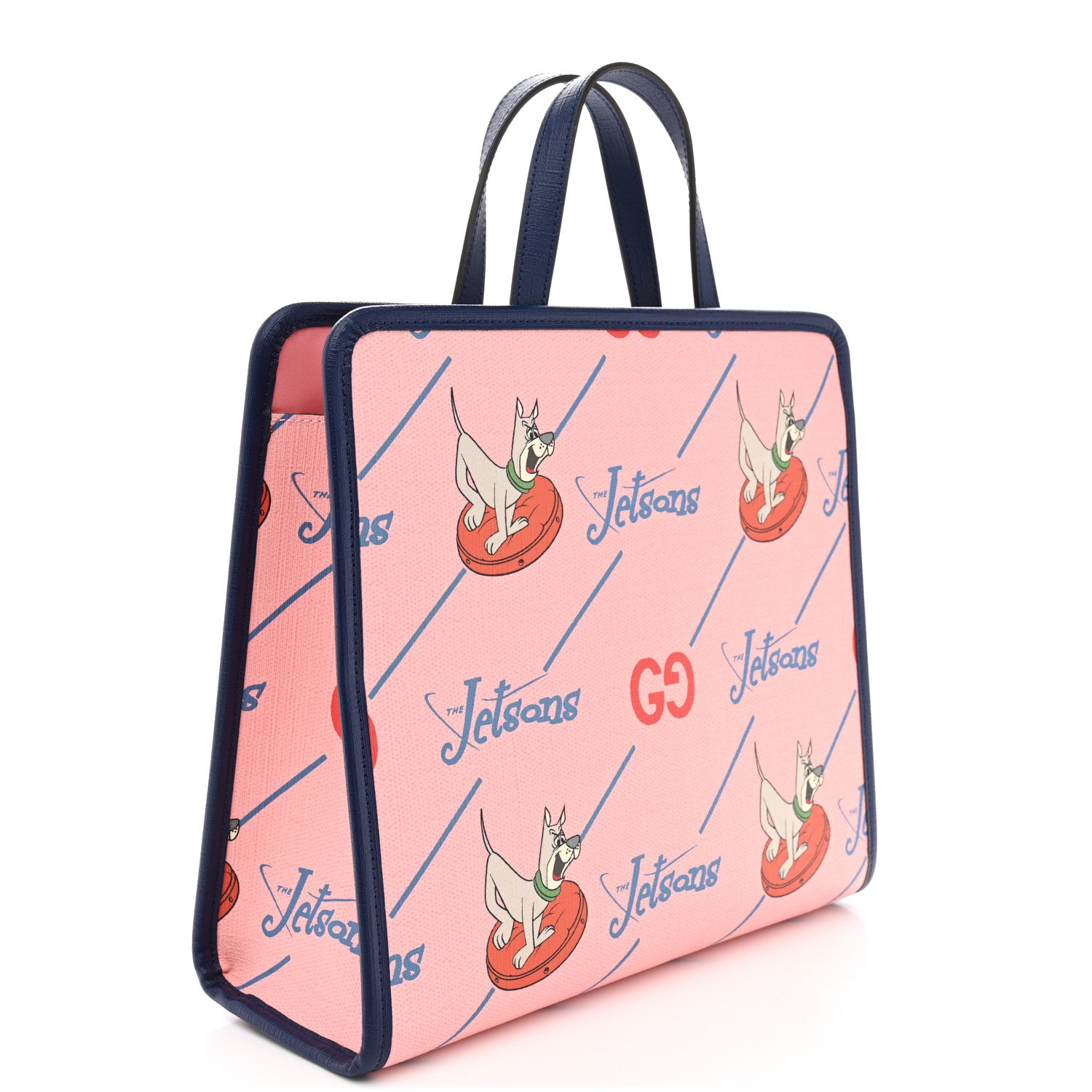 Gucci Coated Canvas Interlocking G The Jetsons Childrens Tote  Pink Multicolor 3 of 10