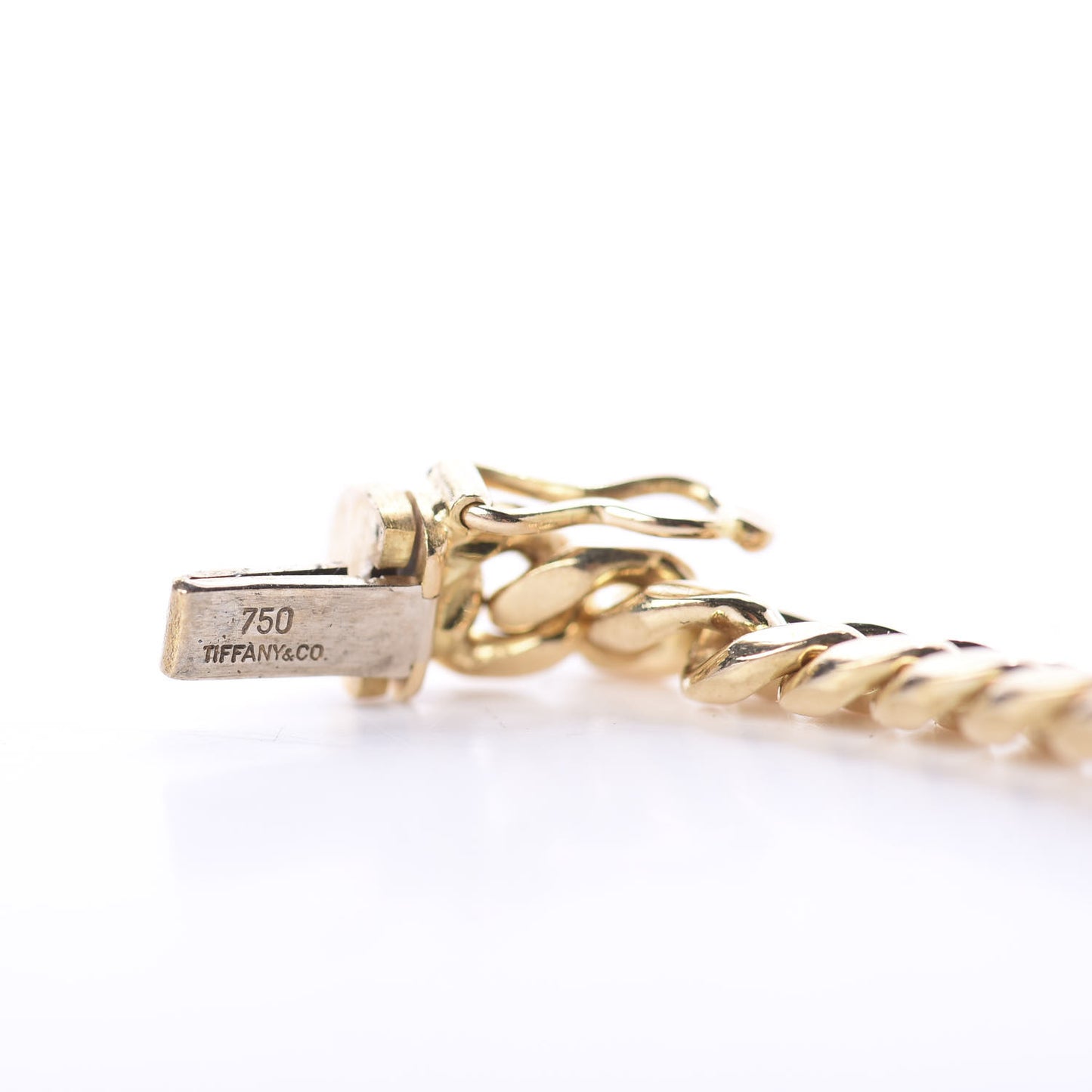 18K Yellow Gold Amethyst Citrine Tourmaline Aquamarine Link Chain Necklace