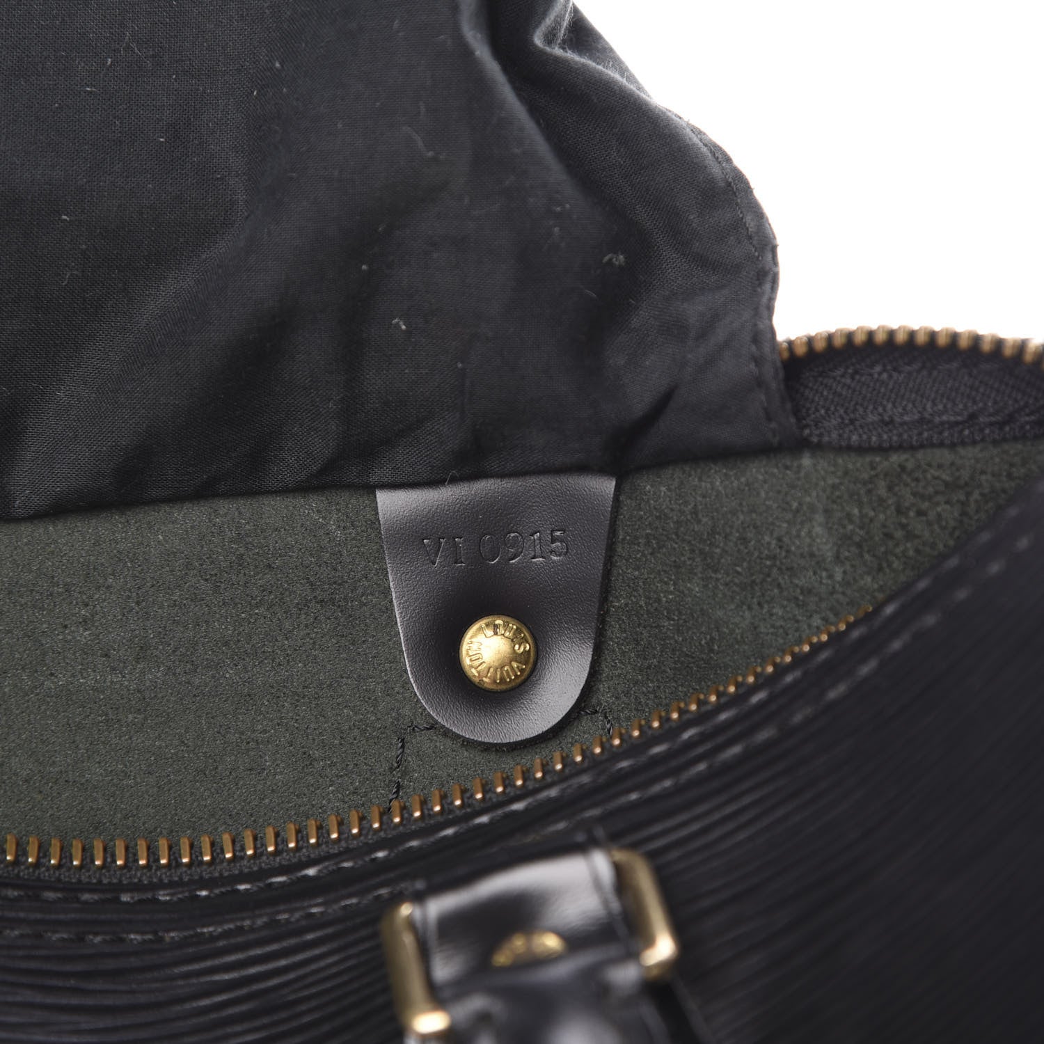 Louis Vuitton Epi Speedy 25 Black 7 of 17