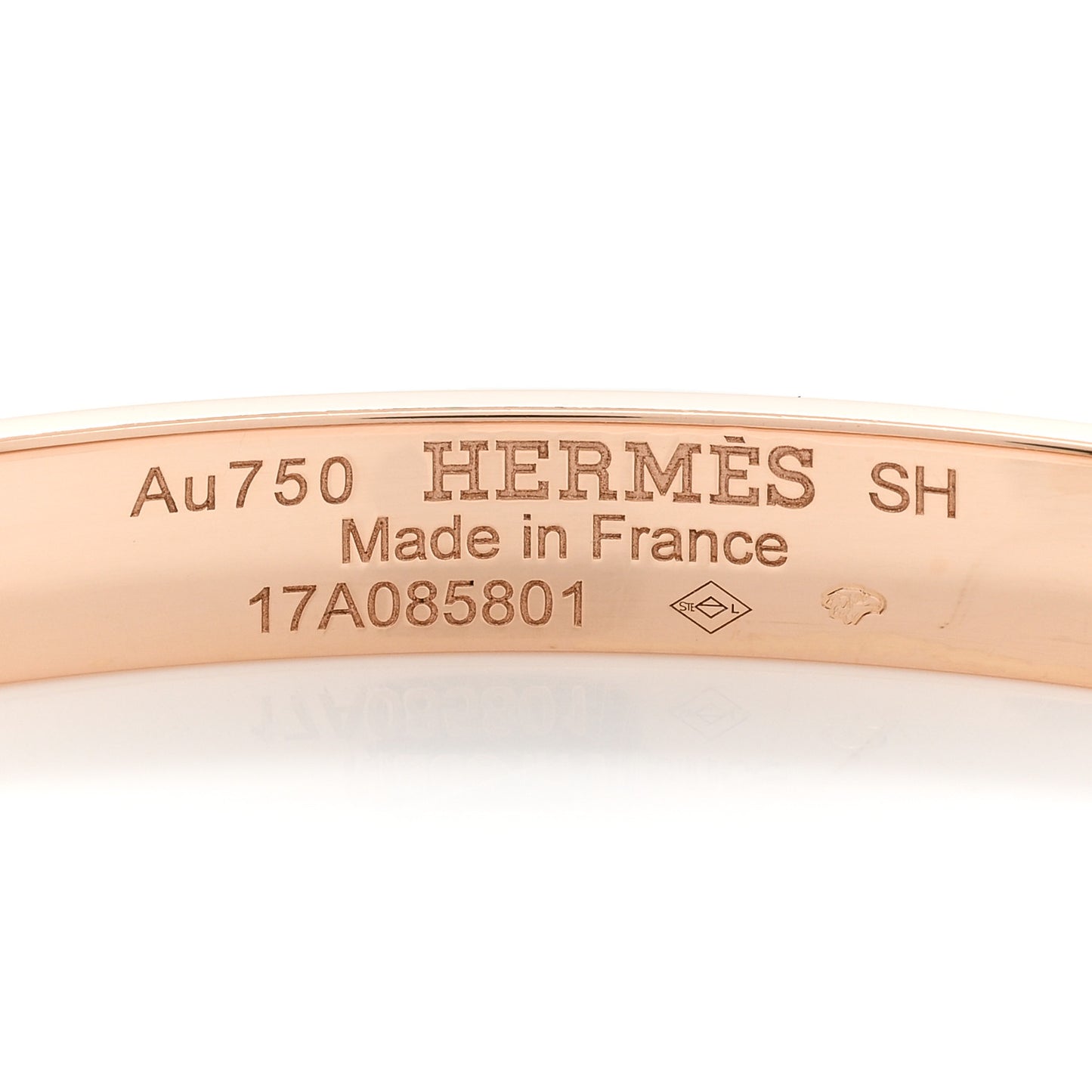 18K Rose Gold Diamond PM Kelly Bracelet SH
