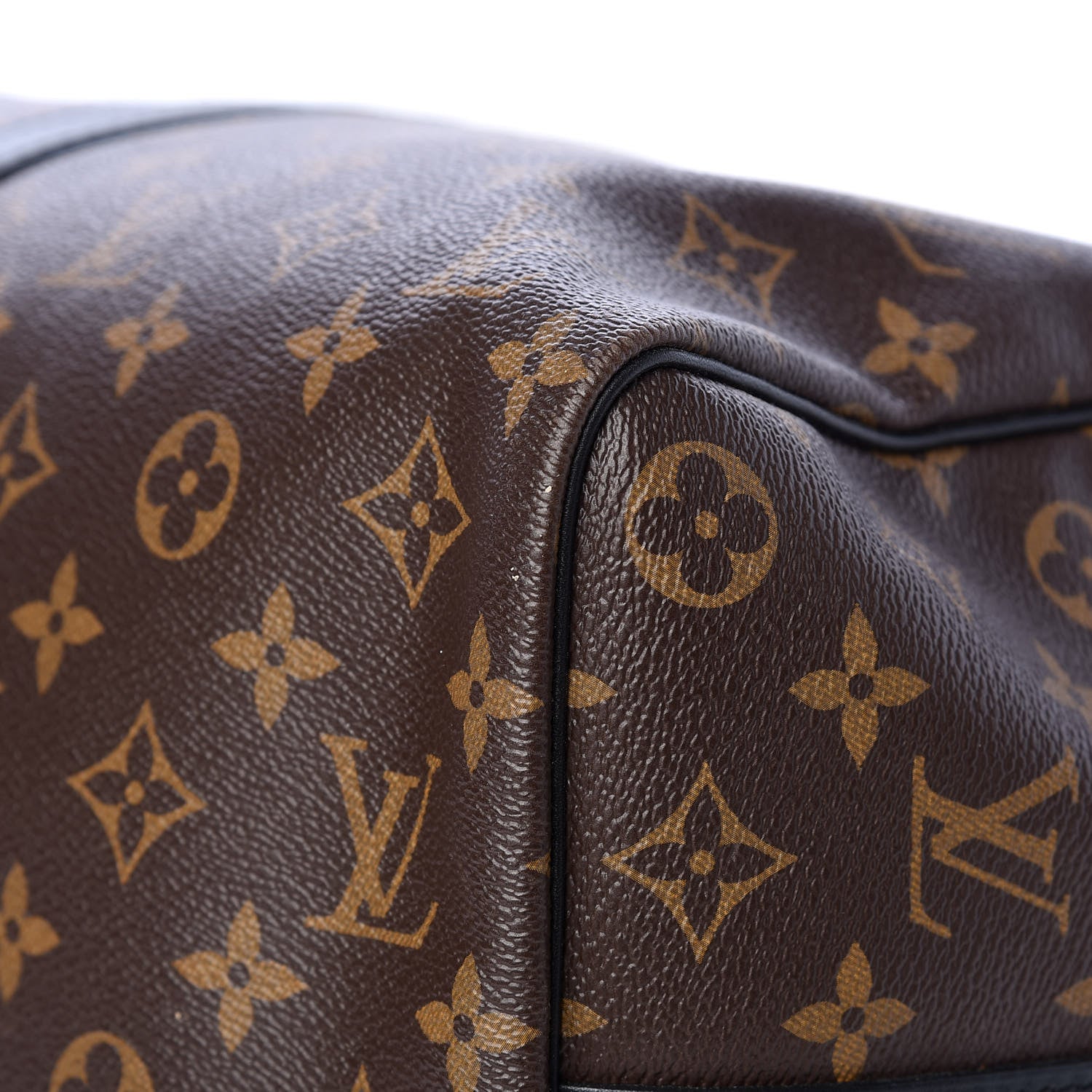 Louis Vuitton Monogram Macassar Keepall Bandouliere 45 10 of 14