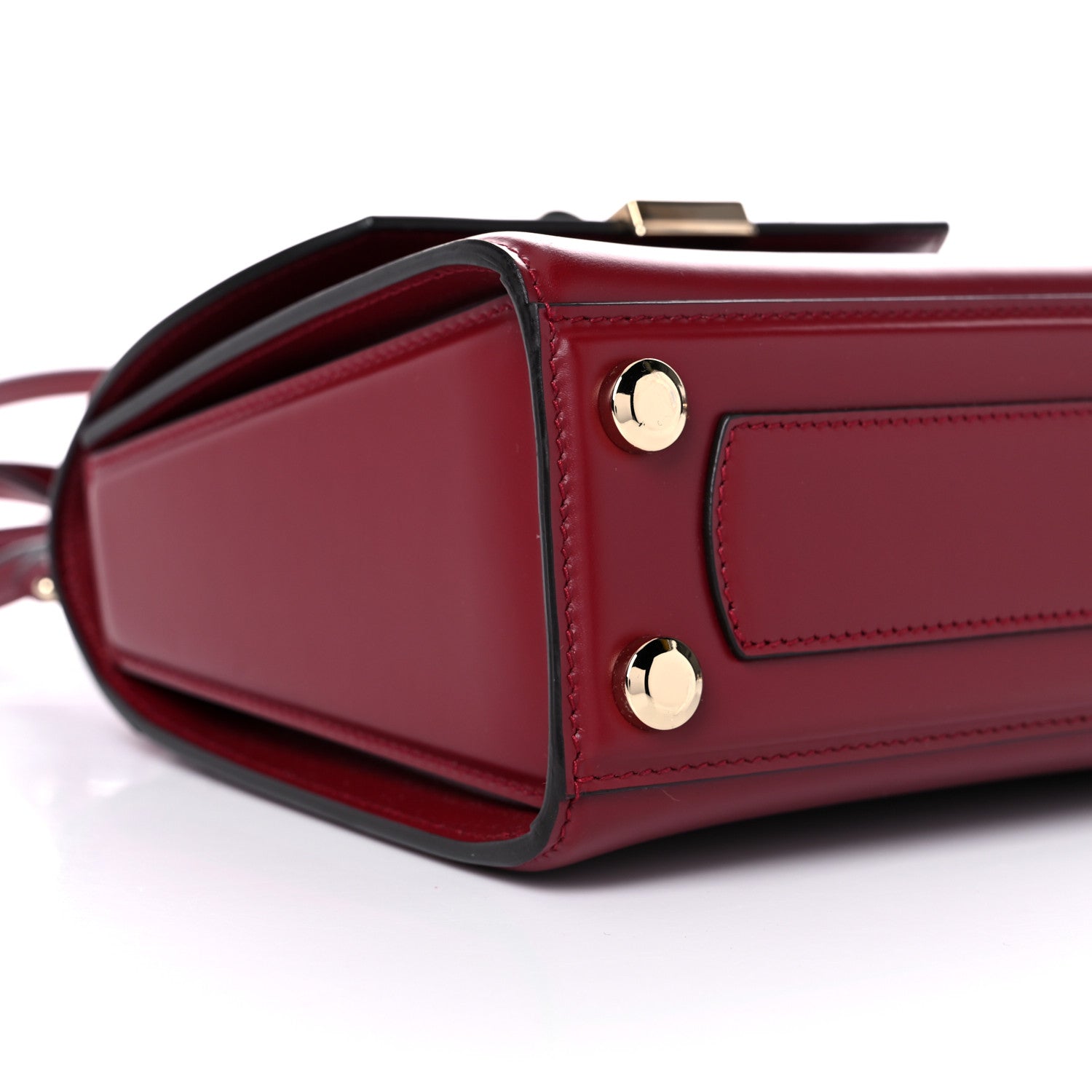 Salvatore Ferragamo Smooth Calfskin Mini Boxyz Red 5 of 12