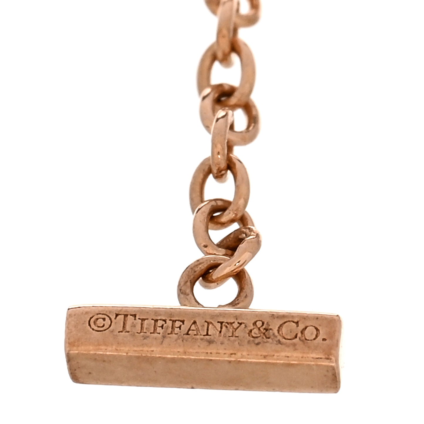 18K Rose Gold T Smile Bracelet