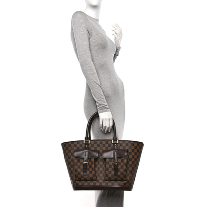 Louis Vuitton Damier Ebene Manosque GM 2 of 11