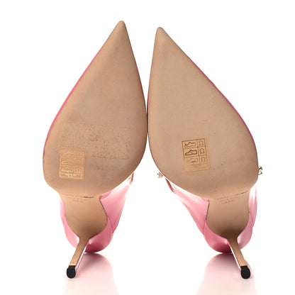 Jimmy Choo Patent Crystal Bing 100 Pumps 37.5 Candy Pink 5 of 7