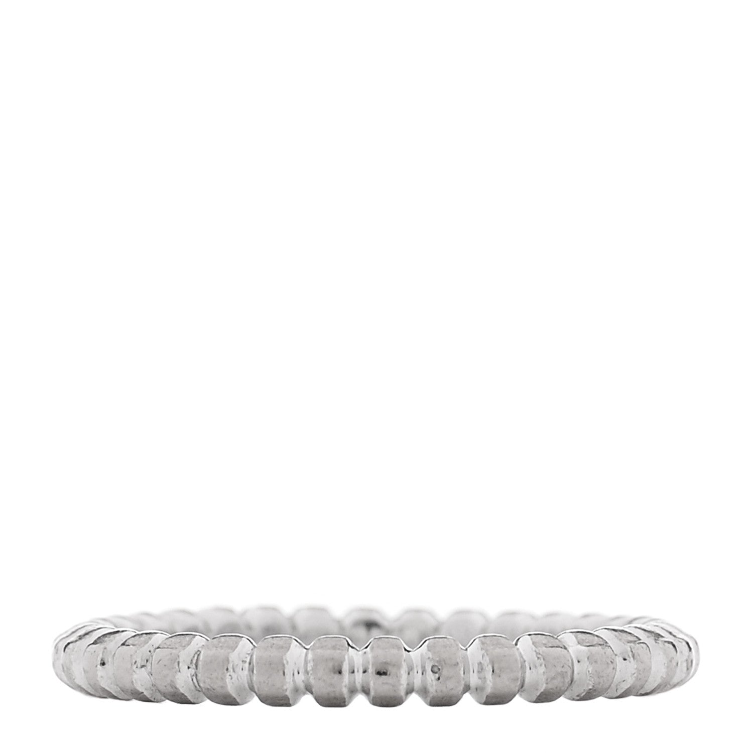 Van Cleef & Arpels 18K White Gold Small Perlee Ring 47 4 3 of 4