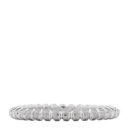 Van Cleef & Arpels 18K White Gold Small Perlee Ring 47 4 3 of 4