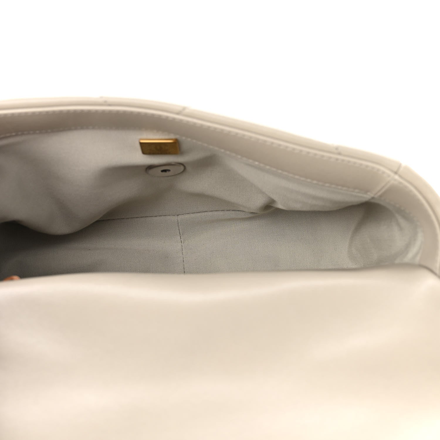 Chanel Lambskin Quilted Medium Chanel 19 Flap Grey 4 of 10