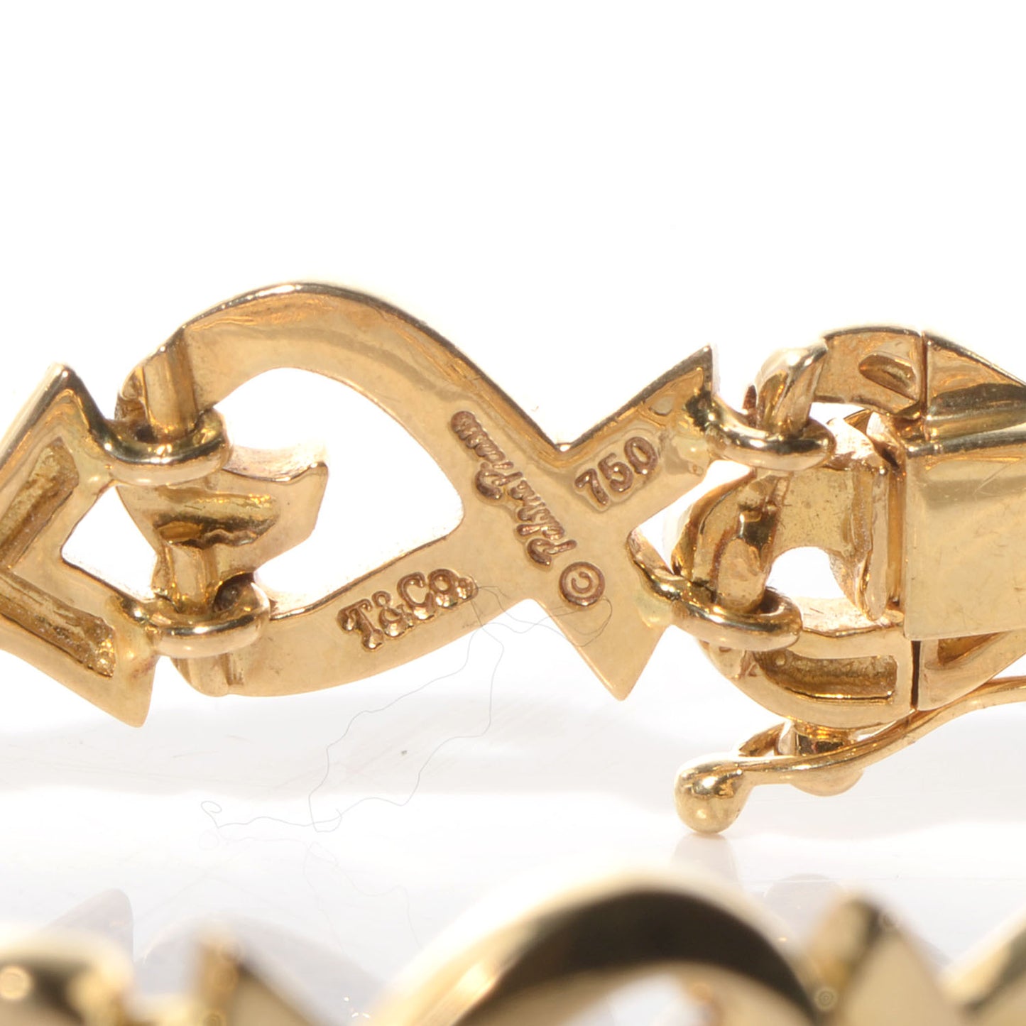 18k Yellow Gold Paloma Picasso Loving Heart Bracelet