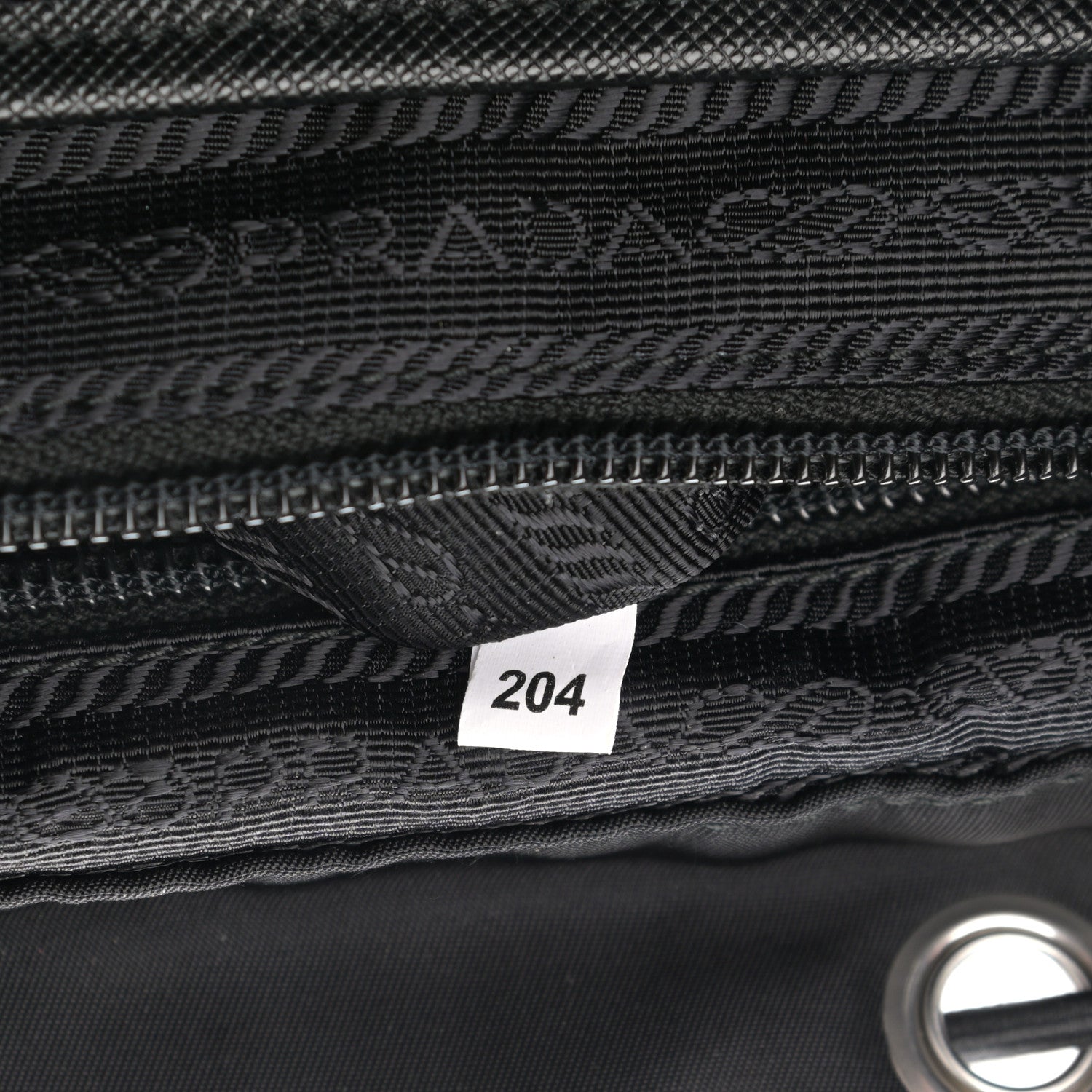 Prada Tessuto Nylon Vela Saffiano Large Backpack Black 6 of 11