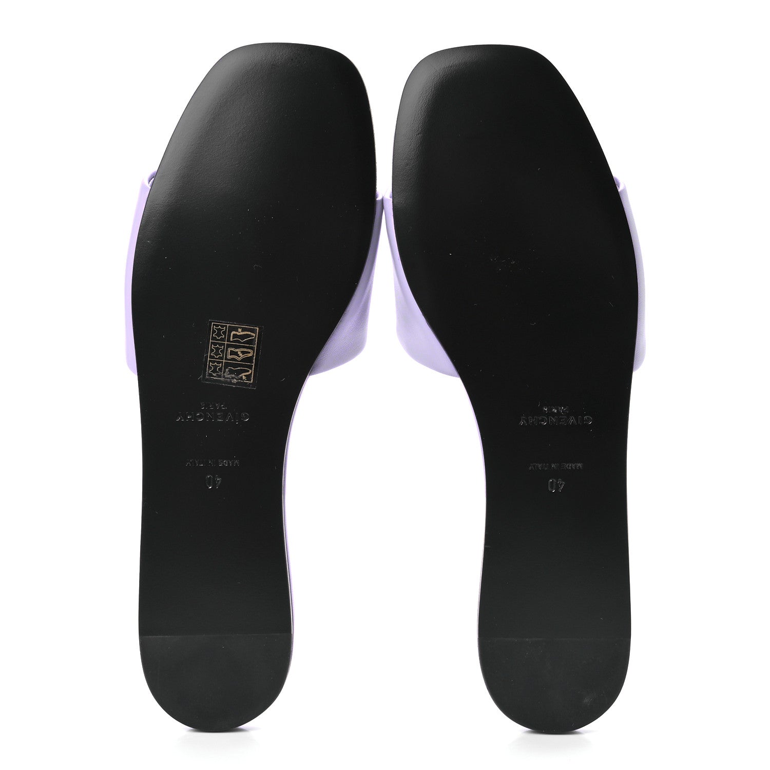 Givenchy Lambskin 4G Flat Sandals 40 Lilac 6 of 9