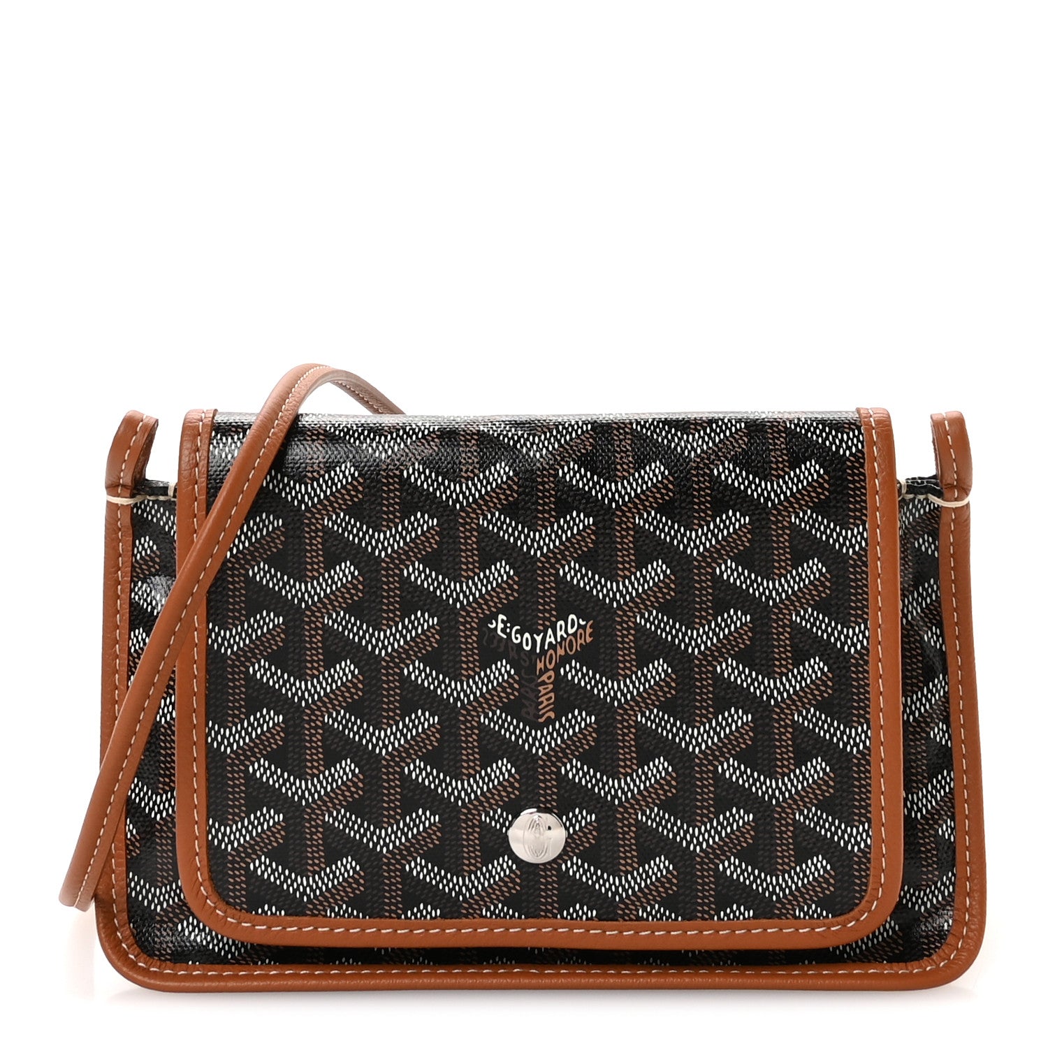 Goyard Goyardine Plumet Wallet Clutch Black Gold 1 of 10