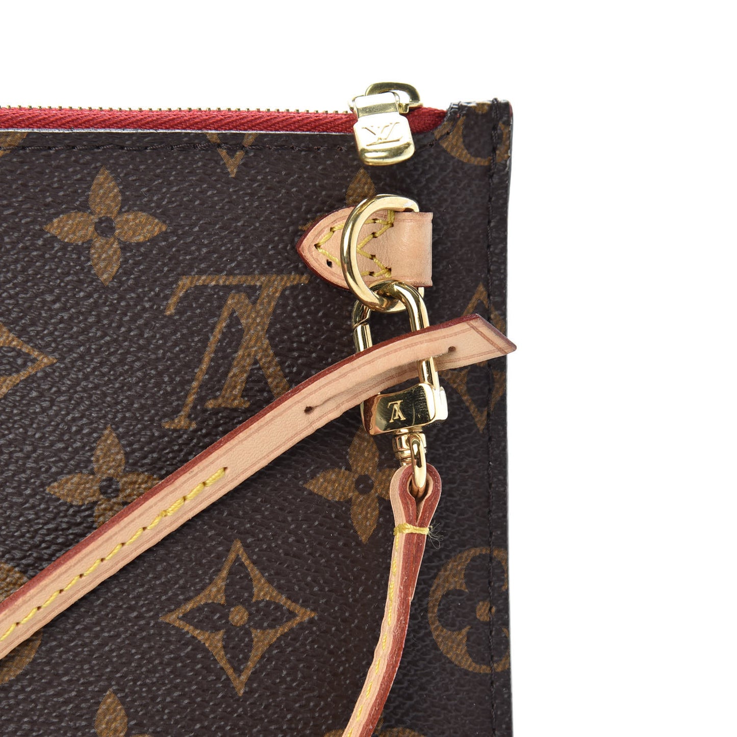 Monogram Neverfull MM GM Pochette Cherry