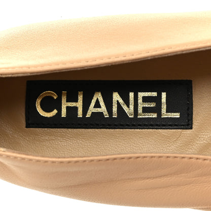 Chanel Lambskin Quilted CC Logo Espadrilles 40 Beige 8 of 8