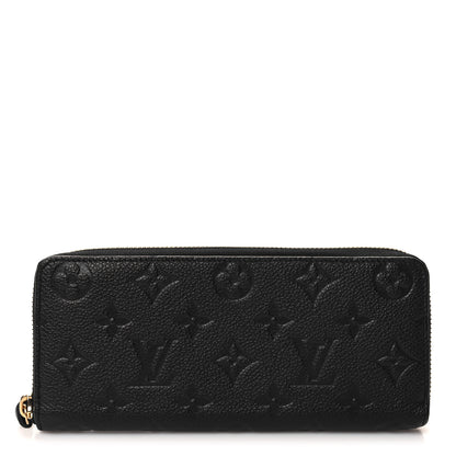Louis Vuitton Empreinte Clemence Wallet Black 1 of 10