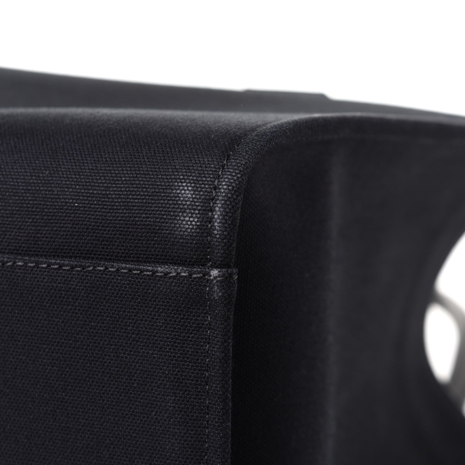 Versace Canvas Suppler Calfskin Cabas GV Signature Tote Black 11 of 13
